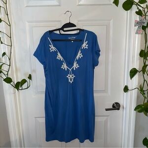 Lilly Pulitzer Brewster Royal Blue Cotton Tank Top